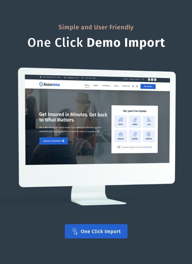 Assurena - Insurance Agency WordPress Theme 2